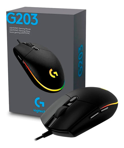 Mouse Gaming Logitech G203 Lightsync