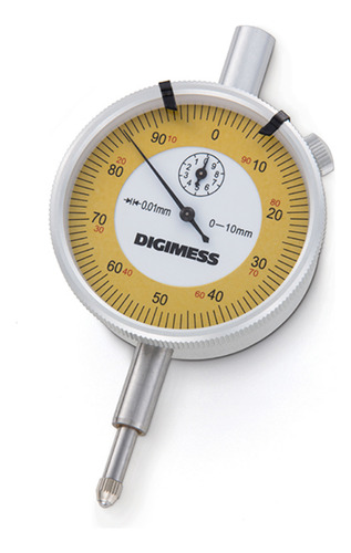 Relógio Comparador 0-10mm (0,01mm) Digimess 121.304 Basic