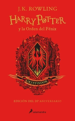 Libro Harry Potter Y La Orden Del Fénix (20a Griffindor) 