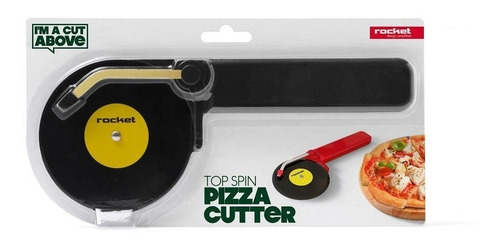 Imagen 3 de 3 de Cortador De Pizza - Forma Tocadiscos