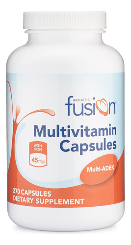 Bariatric Fusion Capsula Multivitaminica Alta Adek Con Hierr