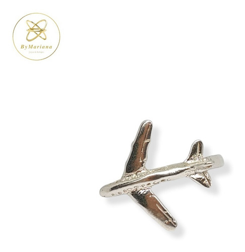 Anillo Plata Avion