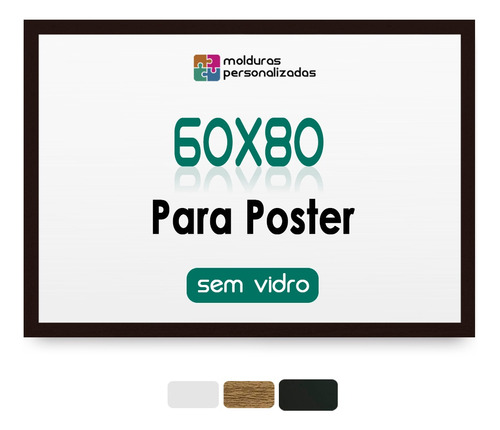 Moldura 60x80 Sem Vidro Com Fundo Quadro Foto Impressão