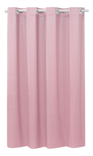 Cortina Blackout De Janela Sala Quarto Pvc 1,40 X 1,80m Cor Rosa