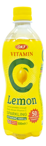 Okf Vitamin C Lemon Sparkling 500 Ml