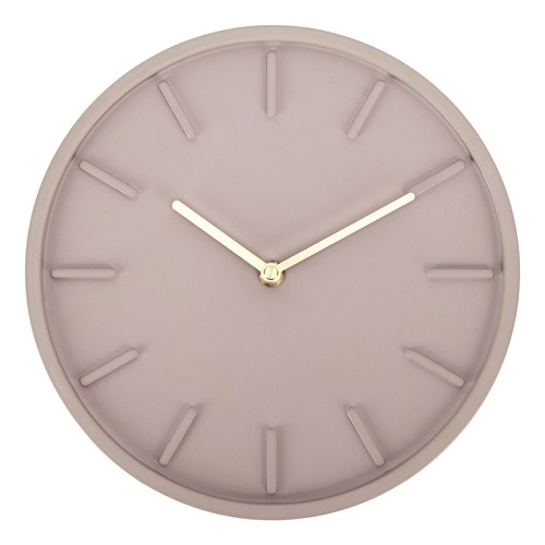 Reloj De Pared De Cemento, Textura Especial, Diseño Simple Y