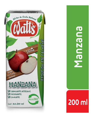 Pack 12 Jugos Watts Con Stevia - Cumpleaños - Colacion