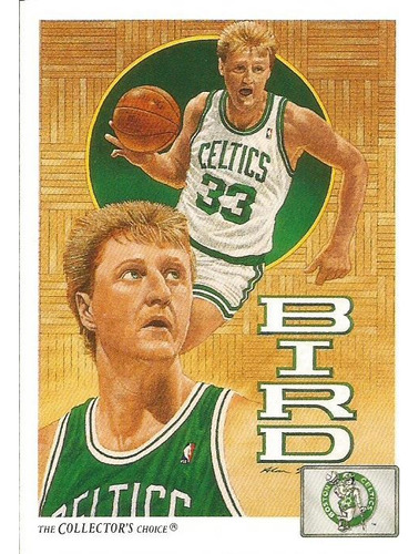 Barajita Larry Bird Upper Deck 1991 #77 Celtics Boston