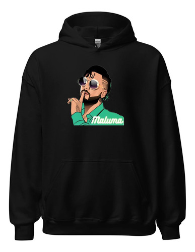 Hoodies Buzo Shh Todo El Mundo Se Calla Maluma Saco Algodon