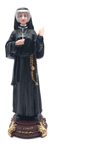 Imagem Santa Faustina Resina Linha Clássica 20 Cm