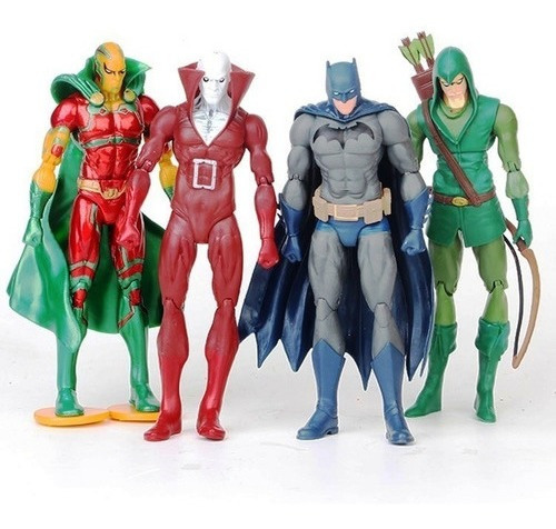 Liga Justica Dc Universe Batman Arqueiro Verde Lote C/4