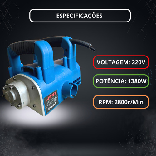 Máquina Decapadora De Parede E Piso Para Obras Profissionais
