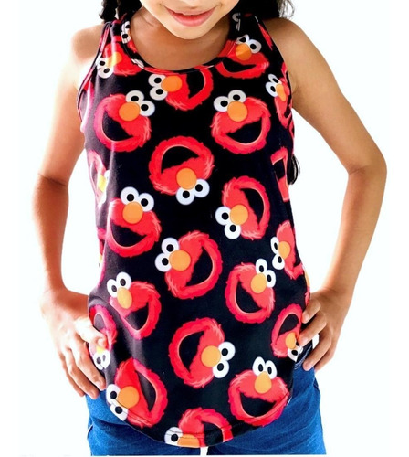 Blusa Musculosa Niña - Elmo