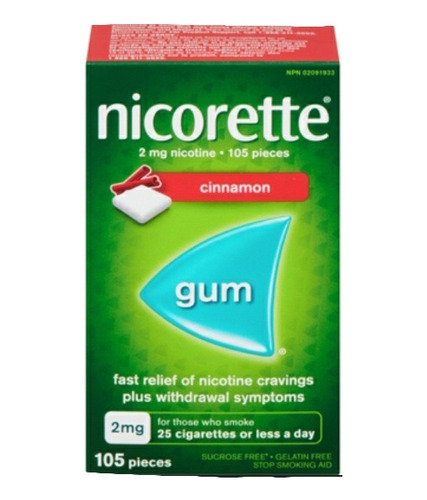 Chicles Nicorette Fresh Fruit 2mg 105 Chicles