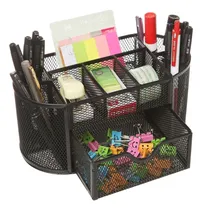 Comprar Organizador De Escritorio Genérica Organizador De Escritorio Color Negro