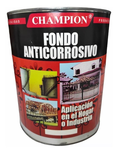 Fondo Anticorrosivo Rojo Champion 1/4