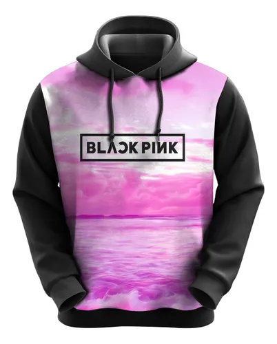 Blusa De Moletom Full Banda K pop Black Pink Casaco De Frio