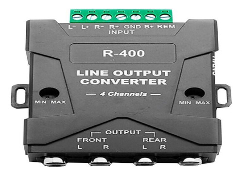 Reductor Alta/baja 4 Canales + Remoto Ajustable A 6v Quantum