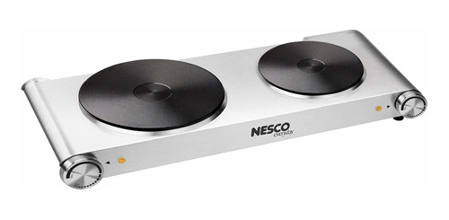Nesco Db-02 Acero Inoxidable Doble Quemador 1800-watt By