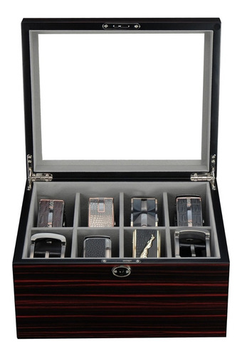Estuche Para Cinturones Con Ventana 8 Ranuras