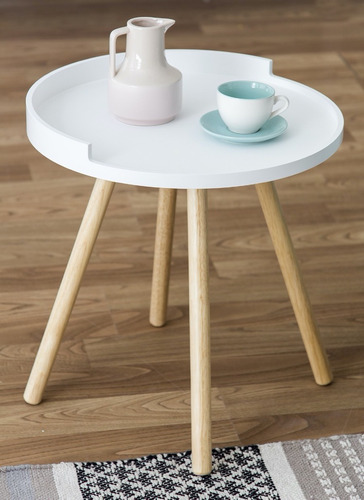 Imagen 1 de 4 de Mesa De Centro Vintage Madera Nórdico