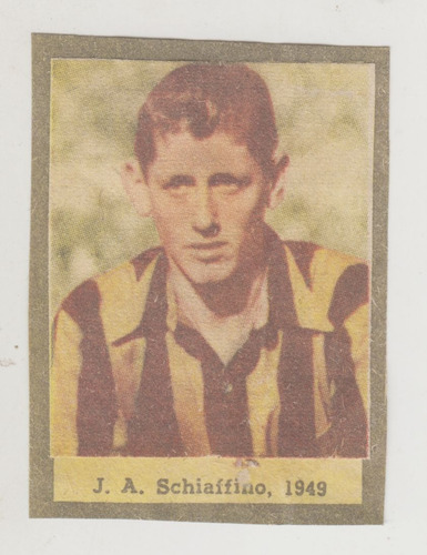 Uruguay Futbol Figurita Juan Alberto Schiaffino En 1949 Raro