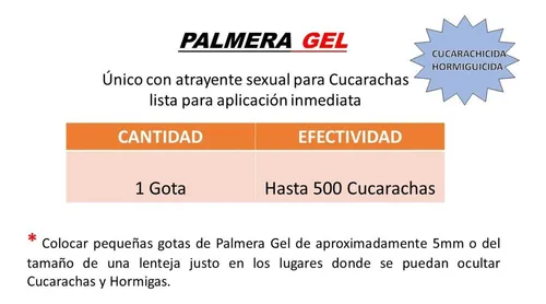 Gel Matas Cucaracha Palmera