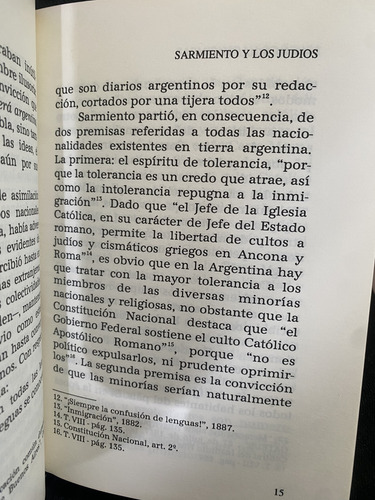 Sarmiento Y Los Judíos Samuel Rollansky (Usado)
