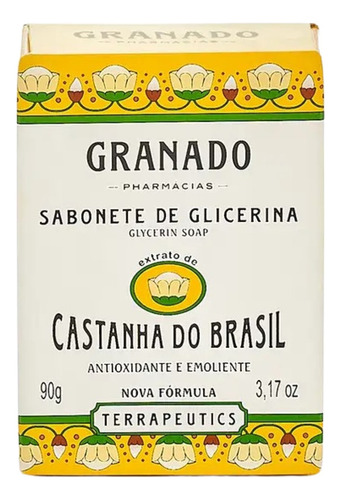 Kit Sabonete Granado Barra Glicerina Castanha Do Brasil 06un