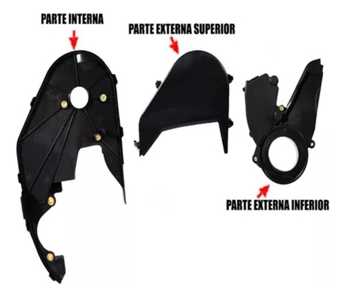 Kit Capa Correia Dentada Voyage G5 G6 1.0 1.6 8v 2008 A 2016