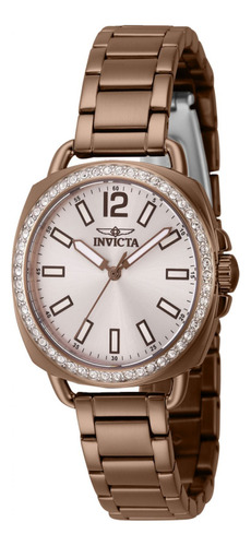 Reloj Para Dama Invicta Wildflower 46344 Marrón