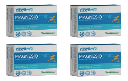 Magnesio Sport Vitamin Way Super Promo X 120 Capsulas 
