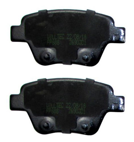 Pastilha Freio Traseira Ceramica Vw Jetta Golf New Beetle A3