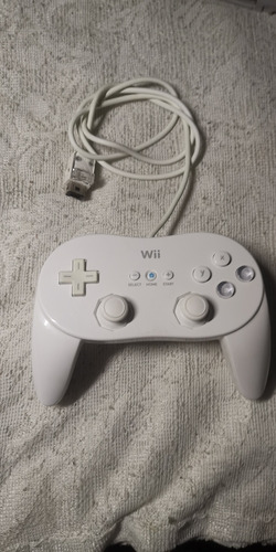 Control Wii Classic Pro Blanco 