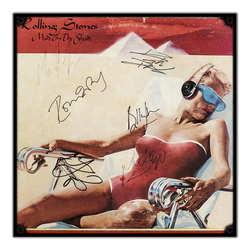 #158 - Cuadro Decorativo Vintage / The Rolling Stones Poster