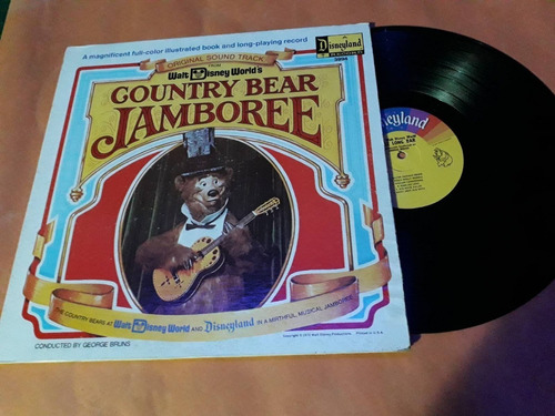 Lp Country Bear Jamboree Disney Vinilo C/ Libro