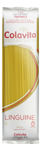 Macarrão de Sêmola de Trigo Grano Duro Linguine Colavita Pacote 500g
