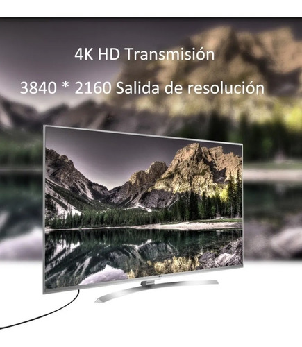 Imagen 7 de 9 de Cable Displayport Macho Dp A Dp 4k A 144hz, 3m