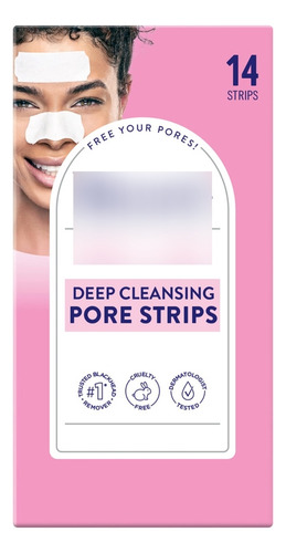 Bioré Nose+face, Tiras De Limpieza Profunda De Poros, 7 Nar