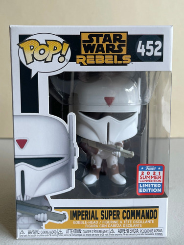 Funko Pop Imperial Super Commando 452 Star Wars Exclusivo