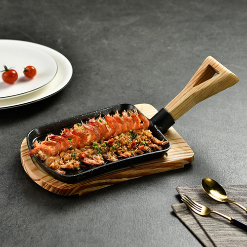 Plancha De Hierro Fundido Para Barbacoa, Sartén Para S