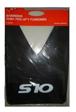 Imagen 2 de 3 de Barreros Babero De Goma Para Barro Chevrolet S10 ( El Par )