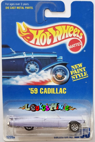 Hot Wheels ´59 Cadillac 1992 Collector Nr 266 Lacrado