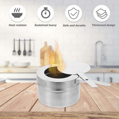 Forno De Aquecimento De Cera Com Alça E Tampa De Aço Inoxidá