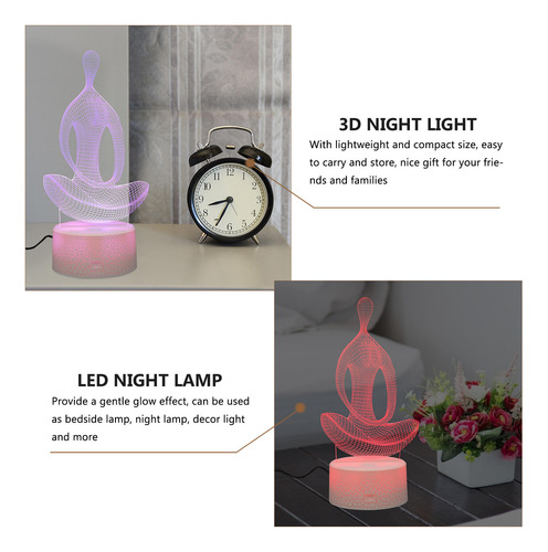 1 Juego De Luces Nocturnas Led 3d Illusion 3d Illusion Led