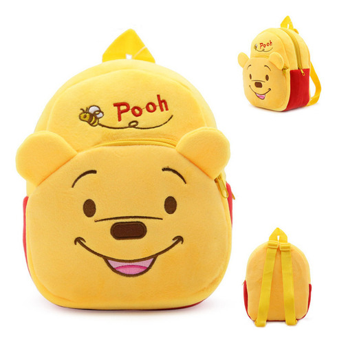 Mochila Whinnie Pooh. Alto: 23 Cms. X Ancho: 21 Cms Q