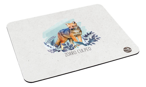 Mouse Pad - Zorro Culpeo, Fauna Chilena