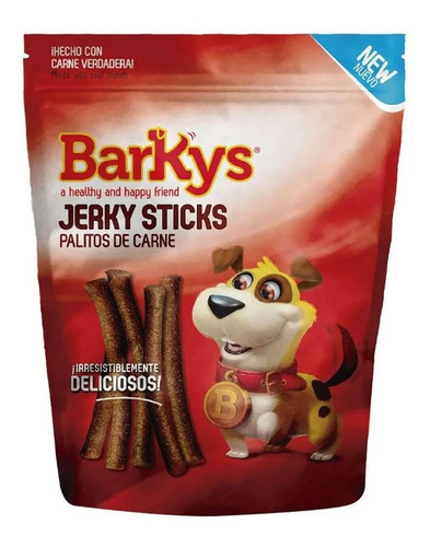 Imagen 1 de 3 de Palitos De Carne Carnaza Barkys Jerky Sticks Premio Perro