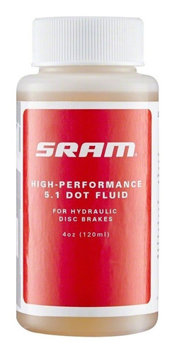 Liquido Para Frenos De Disco Bicicleta Sram Dot 5.1 120ml