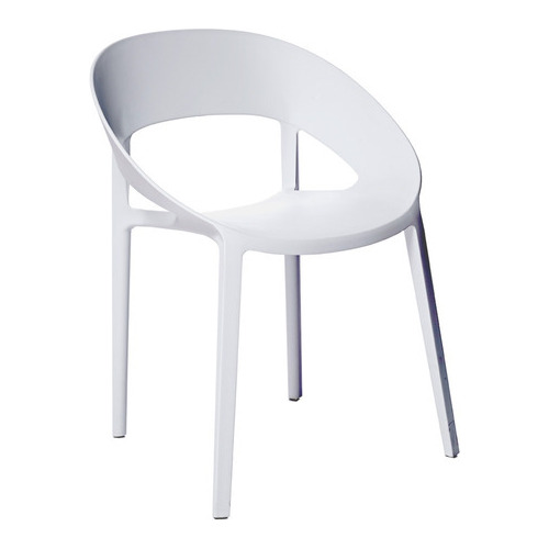 Silla Ring Plastica Apilable Interior Exterior Living Jardin - Prestigio